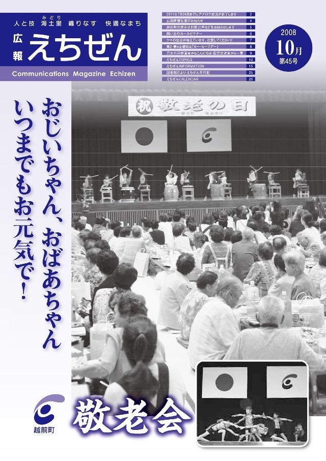 広報えちぜん第45号の画像
