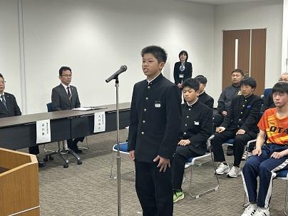 決意表明（越前クラブ）